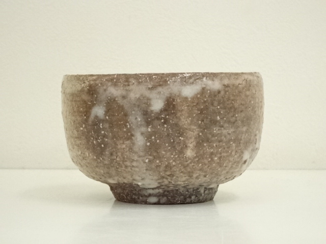 萩焼人丸窯山本京山作茶碗 萩茶碗 山本京山 山水庵 人